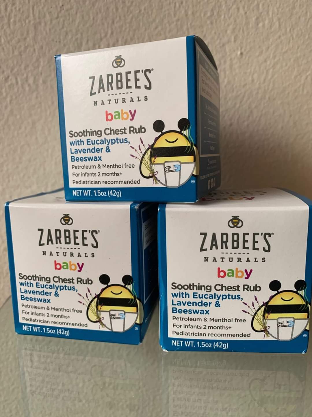 Zarbees soothing chest rub